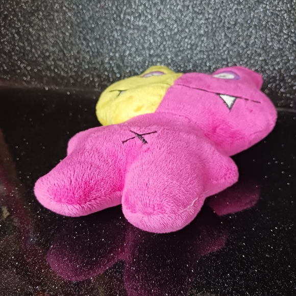 Fuglies Pink & Yellow Monster Plushi. - Picture 5 of 5